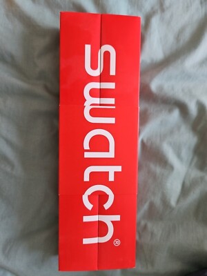 Swatch Swiss Made Patented Water Resistant All Black With White Face 