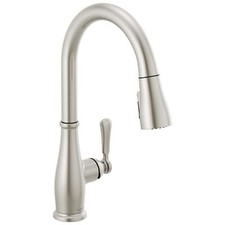 Peerless Brushed Nickel, Single Hole Kitchen Faucet, Stainless P7965LF-SS