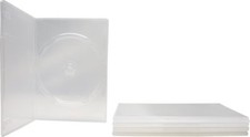  5 DVD Cases   Super Thin 7mm Clear   Holds 1 Disc   Box Set Replacement Size