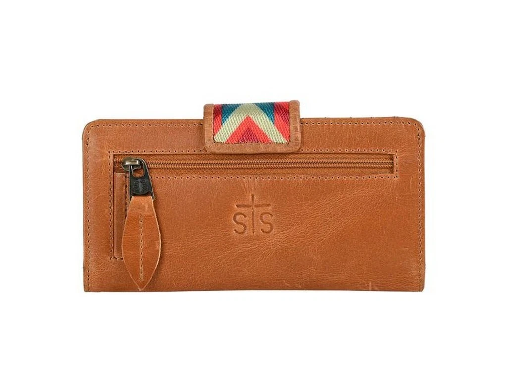 StS Ranchwear Western Wallet Womens Cowhide Carlin Brown STS69364