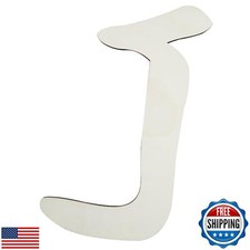Wooden Letter J, Large 12 Inch Wooden Letters Paintable Wood Alphabet for Wal