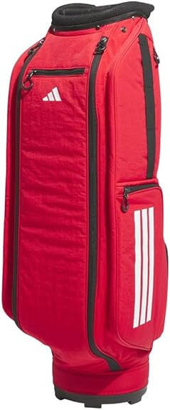 adidas Golf Men's Caddy Bag CORDURA 8.5 x 47 inch 3.1kg Pure Ruby