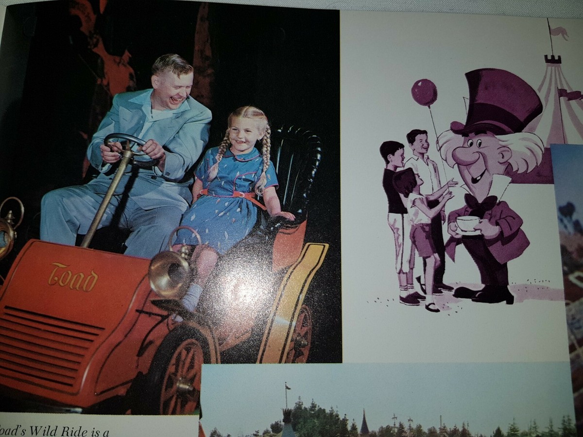 Rare Original 1960s Walt Disney Guide To Disneyland Guide Book