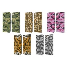 HEAD CASE DESIGNS FLORAL CAMO PRINT LEATHER BOOK CASE FOR APPLE iPOD TOUCH MP3