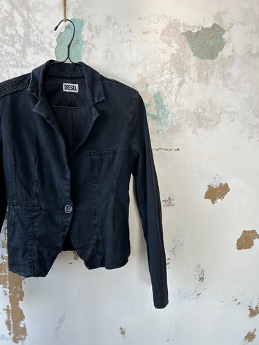DIESEL Womens Blazer Jacket Cotton size S - Picture 3 of 8