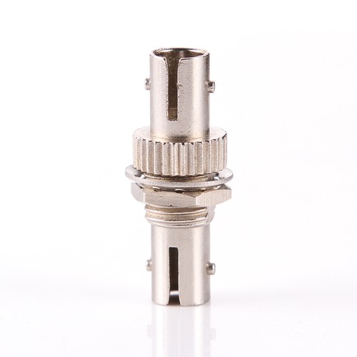10pc ST-ST Fiber Optic Adapter Connector Optical Coupler Metal Single Multi Mode - Picture 2 of 4