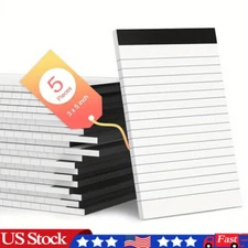 5x (3x5Inch)lined Refill Pad 30Page Notepad Memo Writing Note Pads Office School