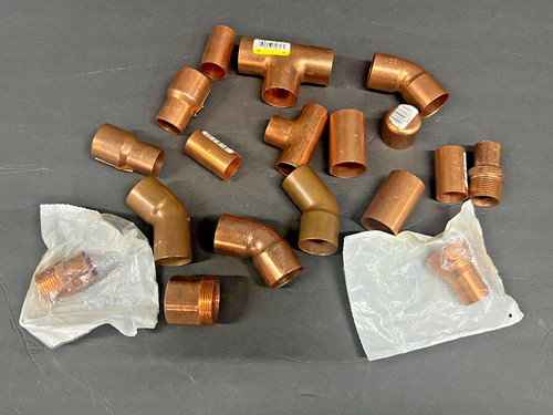 Lot Of Copper Fittings