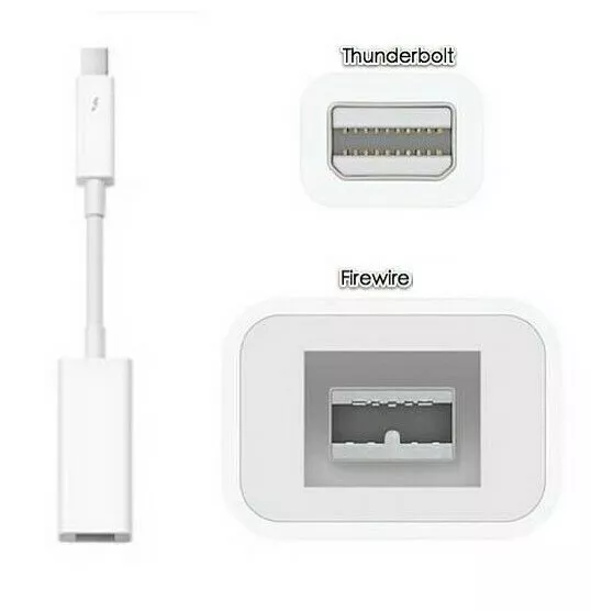 Genuine Apple Thunderbolt to FireWire Adapter For MacBook (A1463