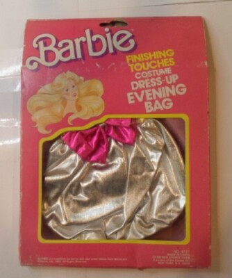 Vintage Barbie Finishing Touches Costume Dress-up Evening Bag in original box