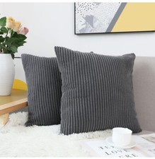 Throw Pillow Covers 20x20 Inch Set of 2 20x20 Inch Pack of 2 Light Grey