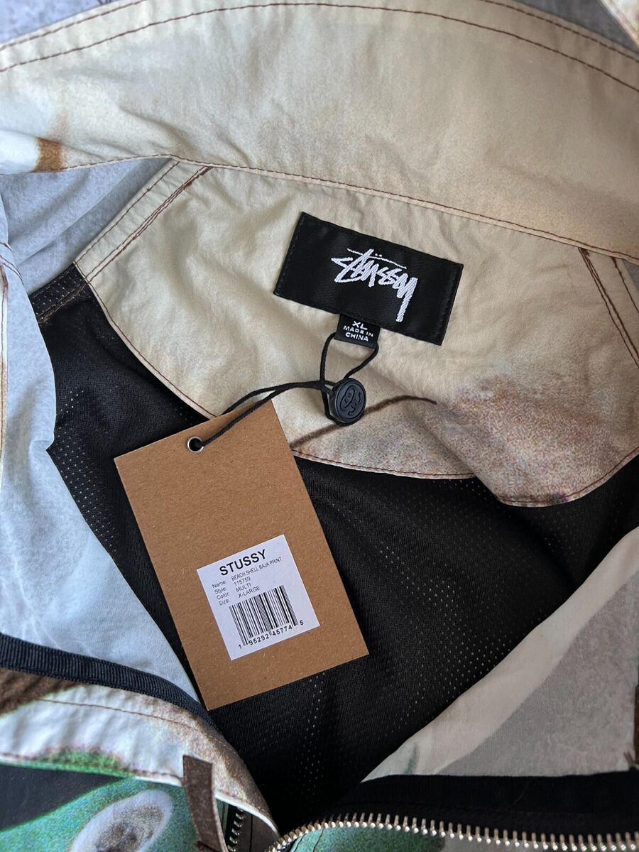 Stussy Beach Shell Jacket - Size XL - Baja Print - NEW | eBay Stussy Beach Shell Jacket - Size XL - Baja Print - NEW | eBay