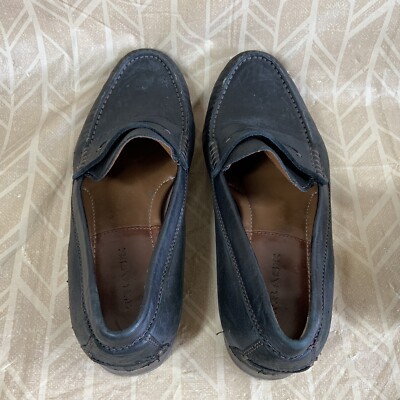 H.S. Trask Penny Loafers Mens Size 11.5 Black Leather Slip  display picture 3