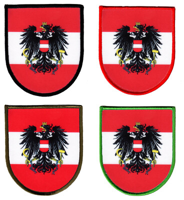 Österreich Wappen ''Aufnäher''Patch/Wien/Graz/Linz/Wels/Innsbruck/Salzburg/Austria
