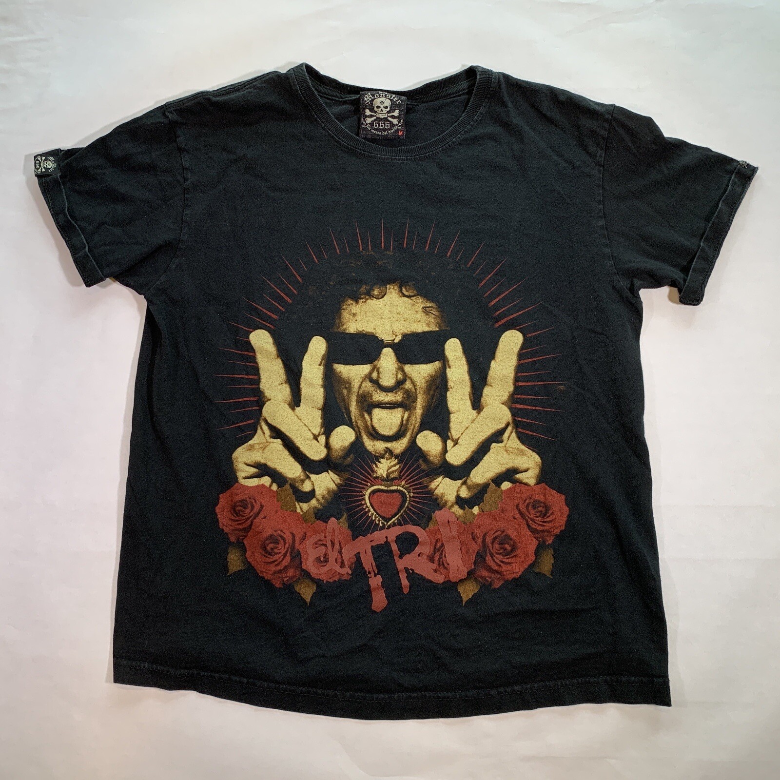 El Tri Mexico National Soccer Team Hecho En Mexico Black T Shirt Sz M