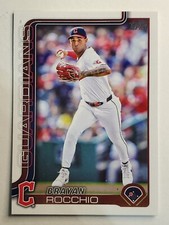 2025 Topps #194 Brayan Rocchio ~ Cleveland Guardians