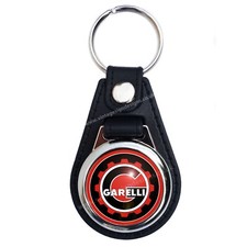 GARELLI Porte-Clés En Similicuir / Porte-Clés. GARELLI MOTOCLASSIQUE.