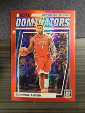 Zion Williamson 2022-23 Optic Elite Dominators Red Prizm /99
