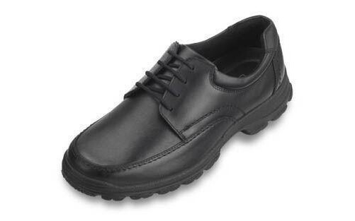 DB Zapatillas Hombre Ancho Para Cordón Zapatos Cuero en Negro Talla 7-14