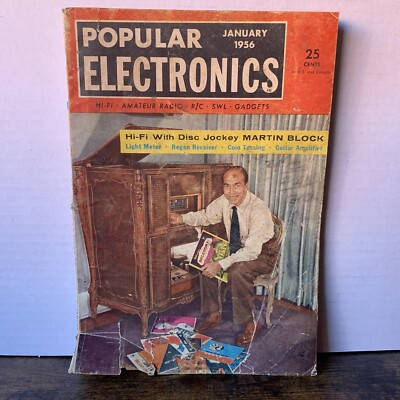 POPULAR ELECTRONICS, January 1956: 21st Century Home, Volume 4, No. 1