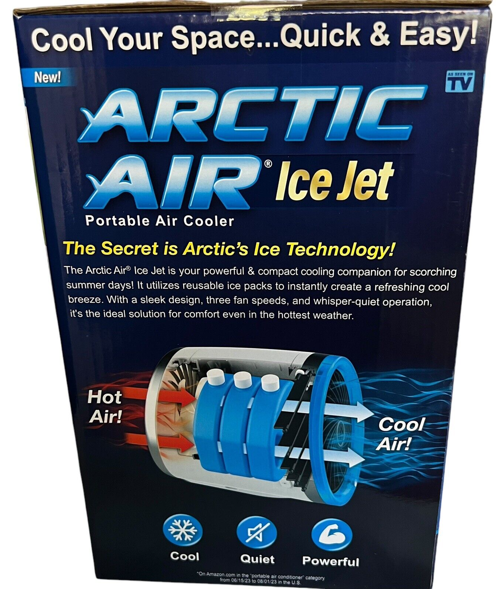 Arctic Air Ice Jet Air Cooler 3 Speed Portable Personal Travel