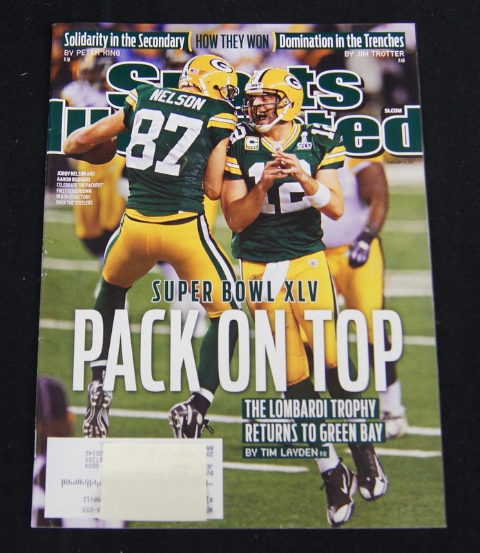 Sports Illustrated Feb 14 2011 Super Bowl XLV Pack On Top