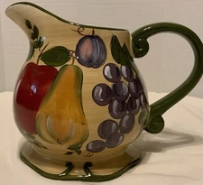 Home  Trends LARGE 3L WATER PITCHER, Fruit Apples Pears Grapes Granada