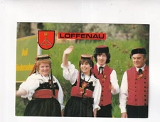 4108) Trachtenverein LOFFENAU Black Forest - women and men in TRADITIONAL wit...