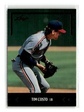 1991 Leaf - #BC18 - Tim Costo Gold Rookies - Cleveland Indians