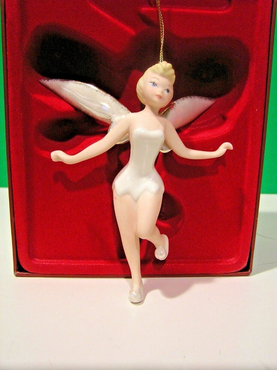 LENOX TINKER BELL TIP TOE Disney Ornament 1st in series Tink