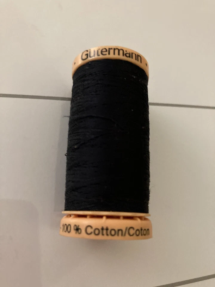 Gutermann Natural Cotton Thread 274 yards-Charcoal, 251C-6210 - Image 2 of 4
