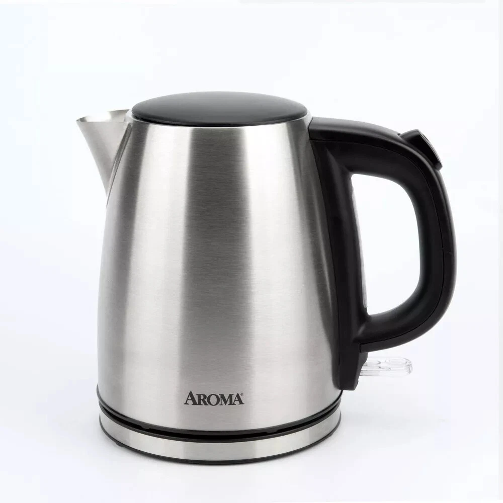 Aroma 1L Electric Water Kettle - Stainless Steel Tea Coffee Rapid