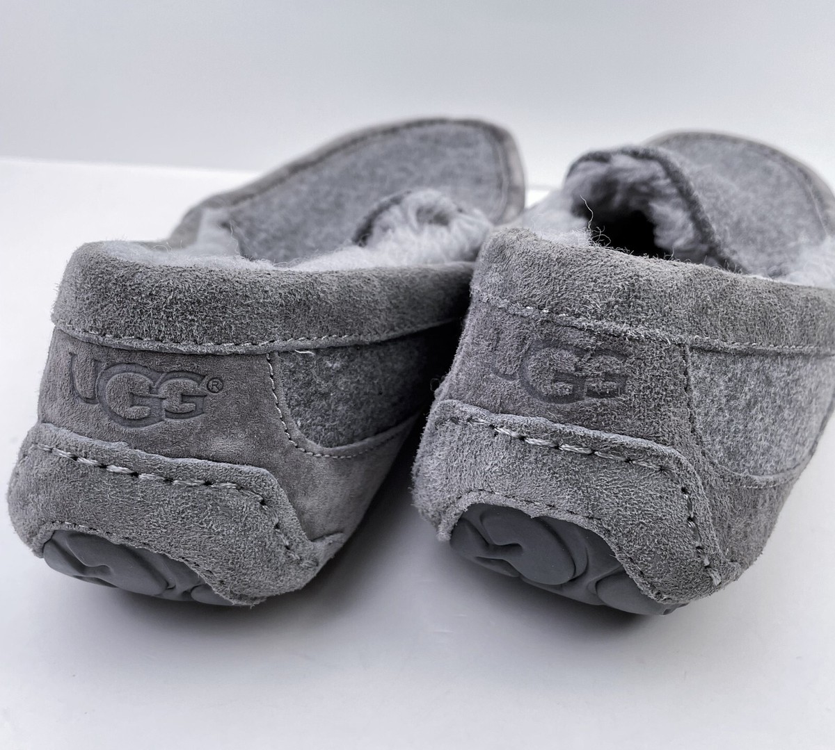 UGG Men\'s Ascot Wool Grey Moccasins Slipper Shoes 3233 UGG Men main image 2