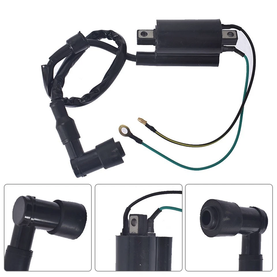 Juego de bobinas de encendido con tapas de enchufe para Honda CB350 CL350 SL350 CB360 Foto 2 de 4