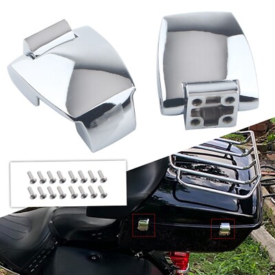 Chrome Tour Pak Latches Pack Für Harley Touring Street/Electra Glide Road King