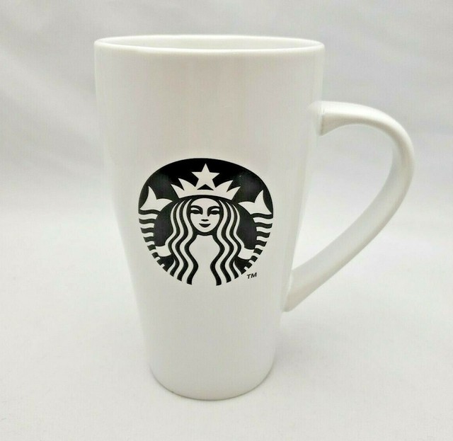 Starbucks Mug Classic Logo Black 18 oz Tall Coffee Tea ...