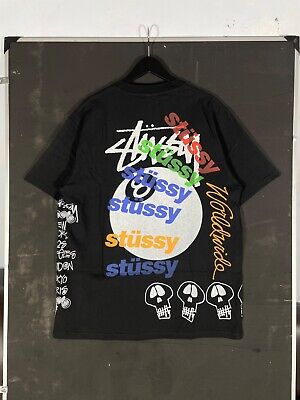 Stussy Test Strike pigment Dyed tee Black - Large Original Stussy Test Strike pigment Dyed tee Black - Large Original