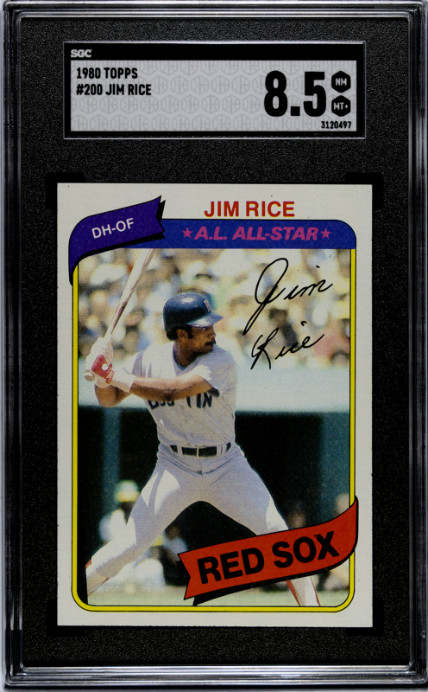 1980 Topps #200 Jim Rice SGC 8.5