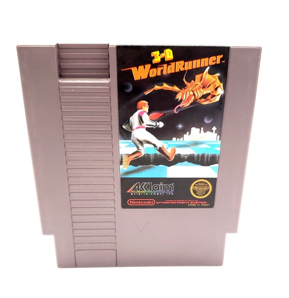 3-D WorldRunner (Nintendo Entertainment System, 1987) 5 Screws Cart Only