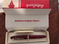 Esterbrook Estie Fountain Pen- Scarlet with Gold Trim (M)