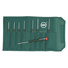 Wiha 26399 Screwdriver Set, 8 Pcs, Round Shank