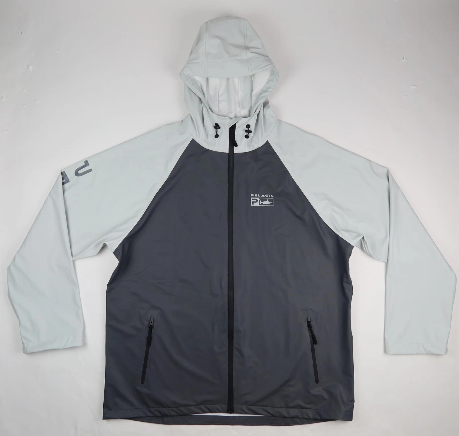 Pelagic Mens Chubasco Rain Jacket Sz XXL Grey / Light Grey
