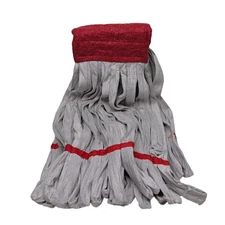 Commercial Microfiber Mop Head Refill 6" Replacement Nylon for Scrubbing Floor