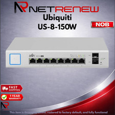 NOB Ubiquiti UniFi US-8-150W 8-Port Gigabit PoE Switch