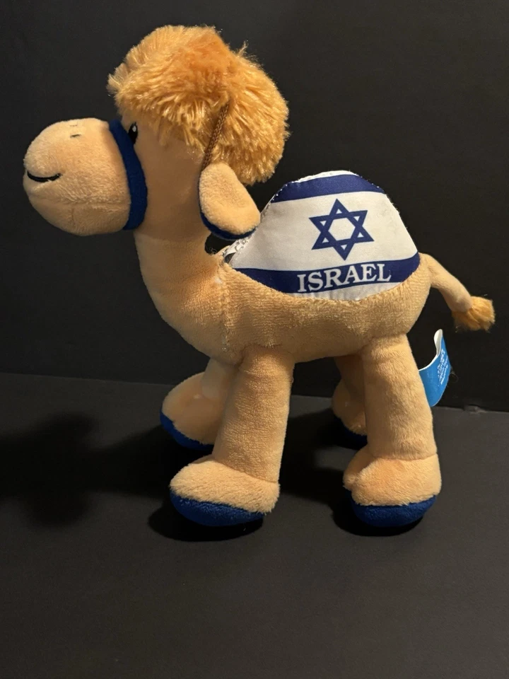 Israel Camel Plush w/ Israel Flag On Hump Stuffed Animal Toy Souvenir - Image 3 of 4