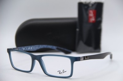 NEW RAY-BAN RB 8901 5262 BLUE CARBON FIBER AUTHENTIC FRAMES EYEGLASSES 55-17