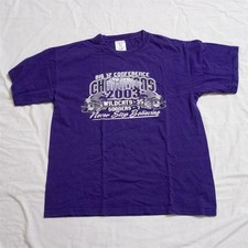 Vintage 2003 Kansas State K-State Wildcats Football Big 12 Champions T-Shirt L