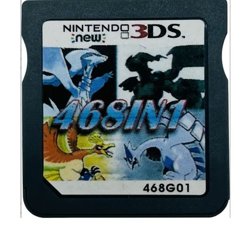 468 In 1 Game Cartridge for DS and 3DS