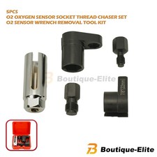 5pcs Socket Thread Chaser Set O2 Oxygen Sensor O2 Sensor Wrench Removal Tool Kit