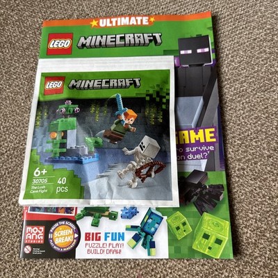 Lego Minecraft #49 Ultimate magazine The Lush Cave fight toy 30705 polybag 